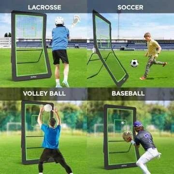 ZivPlay Lacrosse Rebounder Net for Practice and Training