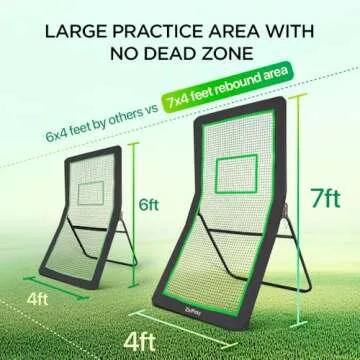 ZivPlay Lacrosse Rebounder Net for Practice and Training