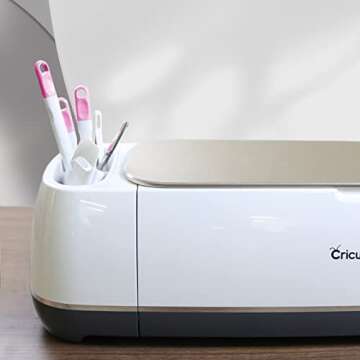 Basic Tools Set Craft Weeding Vinyl Tools Set, BIZK 6pcs Cardstock Crafting Tools Kit for Cricut 631 651 751 Vinyl (Pink)