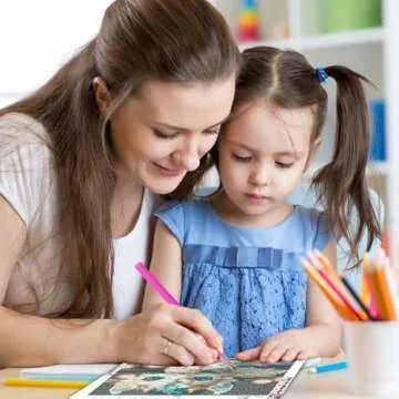 Fuinkqe 4 Pack 5D Animals Diamond Painting Kits for Adults - Crystal Diamond Art for Adults Beginner, Full Drill DIY Animal Family Gem Art Picture, Kids Gem Dot Crafts for Home Wall Decor13.7x13.7inch