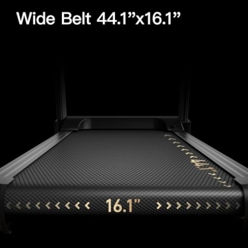 UMAY Folding Treadmill with Inclines & Pulse Sensors