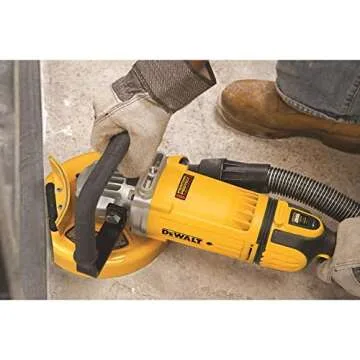 DEWALT Angle Grinder, 7-Inch, 8,500 RPM, 4.9-HP (DWE4597), Yellow