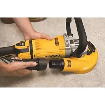 DEWALT Angle Grinder, 7-Inch, 8,500 RPM, 4.9-HP (DWE4597), Yellow