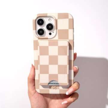 Stylish VELVET CAVIAR Magnetic Wallet - Ideal for iPhone 15/14/13/12