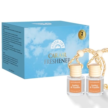 HoogaLife Car Air Freshener Diffuser - Amber & Vanilla Aroma