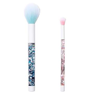 wet n wild Little Twin Stars Star Power Makeup Brush Set, Buildable & Blendable Multifunctional Seamless Application, Cruelty-Free & Vegan Feathery Soft Bristles
