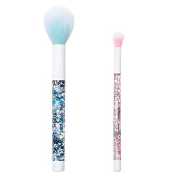wet n wild Little Twin Stars Star Power Makeup Brush Set, Buildable & Blendable Multifunctional Seamless Application, Cruelty-Free & Vegan Feathery Soft Bristles