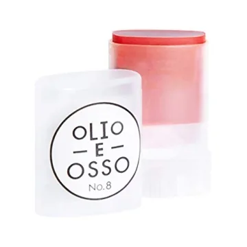 Olio E Osso Natural Lip & Cheek Balm - All-Natural, Non-Toxic Beauty in No. 8 Persimmon 0.35 oz
