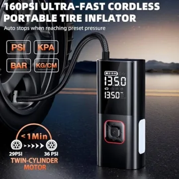 Powerful Jump Starter with Air Compressor for Vehicles
