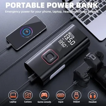 Powerful Jump Starter with Air Compressor for Vehicles