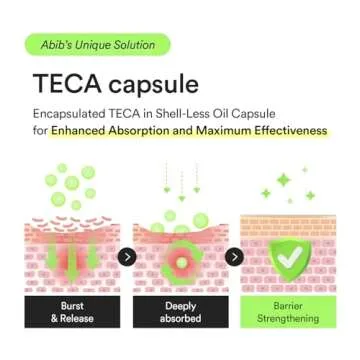 Abib Heartleaf Teca Capsule Serum Calming Drop 1.69 fl oz, Centella Asiatica & Niacinamide Serum for Soothing, Acne Treatment for Face, Korean Skin Care for Oily Skin
