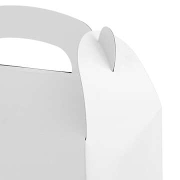 24 Pack Sturdy White Gift Boxes for Every Occasion