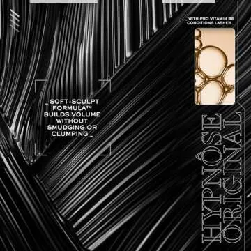 Lancôme Hypnôse Buildable & Voluminizing Mascara - Customizable Volume for a Natural or Bold Lash Look - No Smudging, Smearing or Flaking - Black