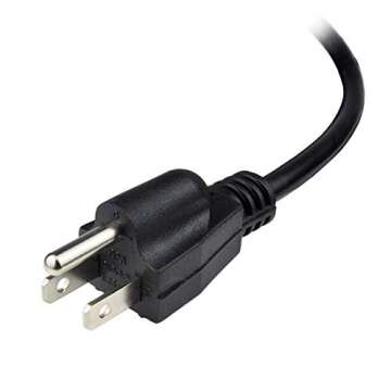 Pinfox 6ft 16 Gauge 3 Prong Heavy Duty Replacement Power Supply Cord Cable 110V 115V 120V Pigtail for Universal AC Appliance, NEMA 5-15 Plug US SJT 16AWG (12A)