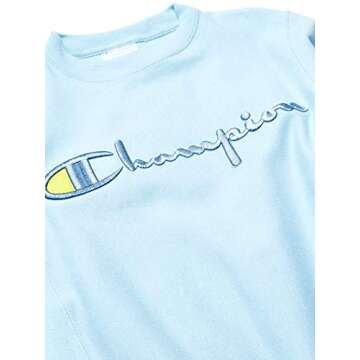 Champion Men's Crewneck Sweatshirt Candid Blue