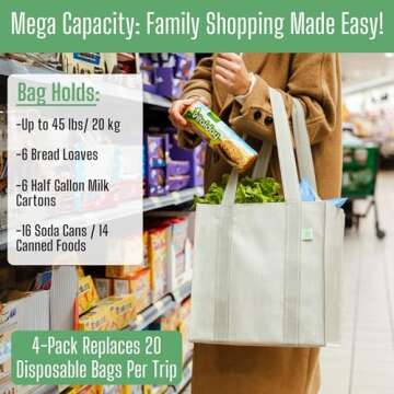 Shop VENO Reusable Grocery Bags - Stylish & Durable