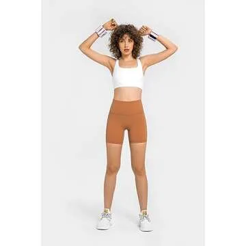 altiland Strappy Sports Bra for Women with Back Closure Padded Criss Cross Workout Yoga Top (White, X-Small)