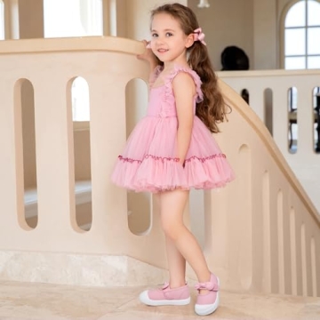 GENGASUN Toddler Girl's Canvas Sneakers with Bowknot