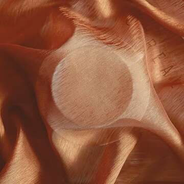 HLC.ME Premium Semi Sheer Voile Curtain Panels 54" W