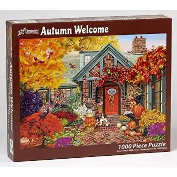 Vermont Christmas Company Autumn Welcome 1000 Piece Jigsaw Puzzle