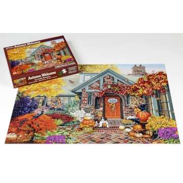 Vermont Christmas Company Autumn Welcome Jigsaw Puzzle 1000 Piece