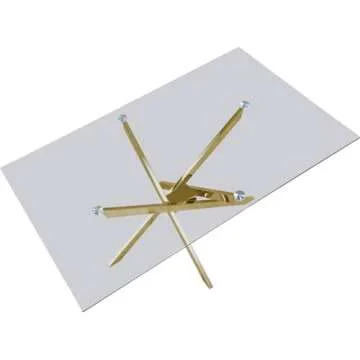 Stylish Meridian Furniture Xander Dining Table - Glass Top