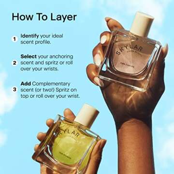 Skylar Lime Sands Eau de Parfum - Hypoallergenic & Clean Perfume for Women & Men, Vegan & Safe for Sensitive Skin - Woody Citrus Perfume with Notes of Lime, Sea Salt & Coconut Water - 50mL /1.7 Fl oz