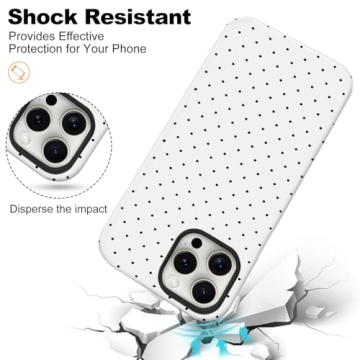 Cute Polka Dot iPhone 13/14 Magnetic Protective Case