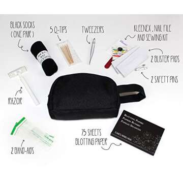 Lillian Rose Men's Wedding Day Mini Emergency Survival Kit, 5.25" x 3", Multicolor