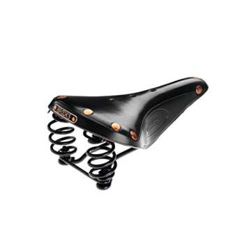 Brooks England Flyer Special Leather Bike Saddle With Copper Rivets