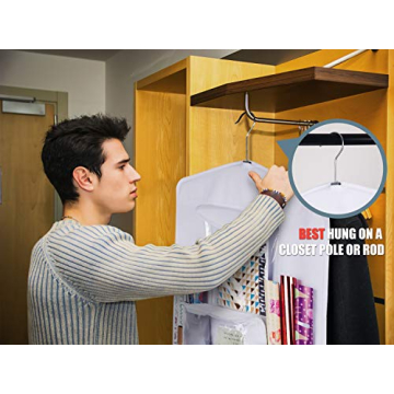 Dual-Sided Gift Wrap Organizer for Home Organization