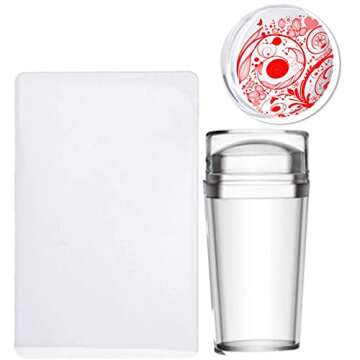 Biutee Nail Stamping Plates Set 30pcs Nail Plates 2stamper 2scraper 1storage bag 1Plate Holder Flower Animal Pattern Nail plate Template Image Plate Stencil Nails Tool