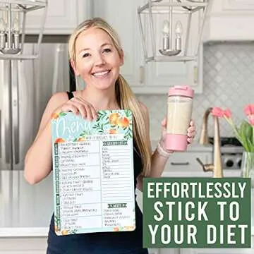 Clementine Magnetic Menu Board for Accurate Meal Planning