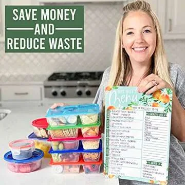 Clementine Magnetic Menu Board for Accurate Meal Planning