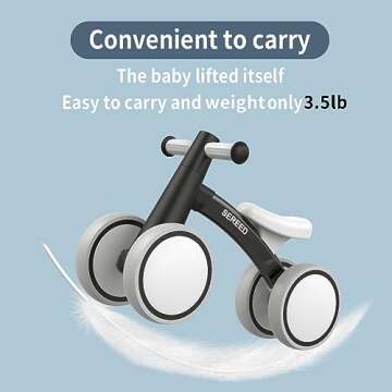 SEREED Baby Balance Bike for 12-24 Month Toddlers
