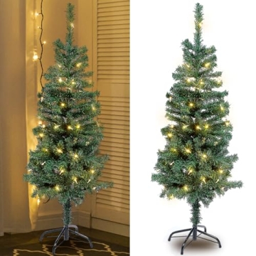 Liliful 4ft Pre Lit Artificial Christmas Tree with LED Light
