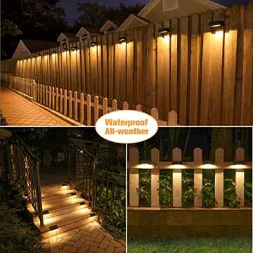 Stylish VOLISUN Solar Fence Lights for All Occasions