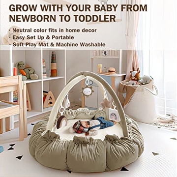 5-in-1 Convertible Baby Play Gym for Sensory Development