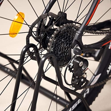 CyclingDeal 6-Bike Floor Rack for MTB Road Bike Storage