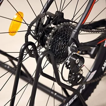 CyclingDeal 6-Bike Floor Rack for MTB Road Bike Storage