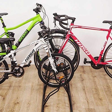 CyclingDeal 6-Bike Floor Rack for MTB Road Bike Storage