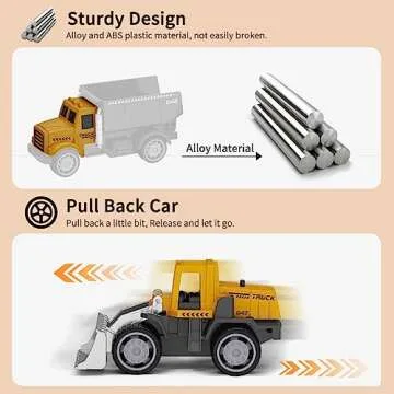 Creative Play Construction Sand Kit for Kids Ages 3+