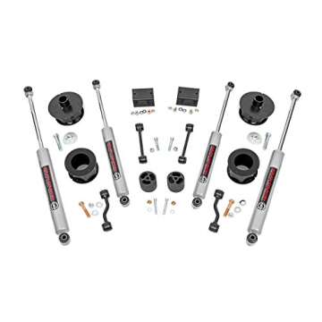 Rough Country 2.5" Lift Kit with N3 Shocks for Jeep Wrangler JL 2018-2023 - 67730