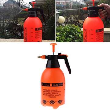 Xumeili Portable 2.0L Chemical Sprayer Pressure Garden Spray Bottle Handheld Sprayer