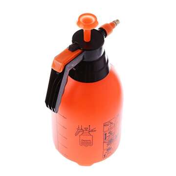 Xumeili Portable 2.0L Chemical Sprayer Pressure Garden Spray Bottle Handheld Sprayer