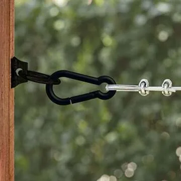 National Hardware N820-108 Interlocking Spring Snap, 3/8" × 3-1/8", Storm Shine Finish