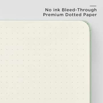 Durable A5 Dotted Journal for All Ages - 160 Pages