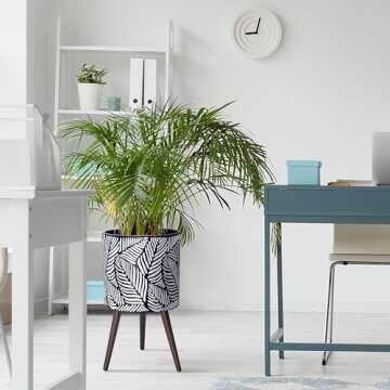 Stylish D'vine Dev 14 Inch Planter Pot with Stand for All