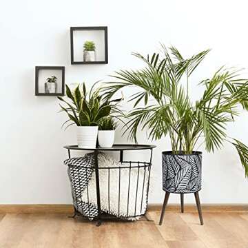 Stylish D'vine Dev 14 Inch Planter Pot with Stand for All