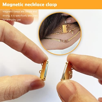 Layered Necklace Clasp - Magnetic Clasp for Easy Jewelry Layering